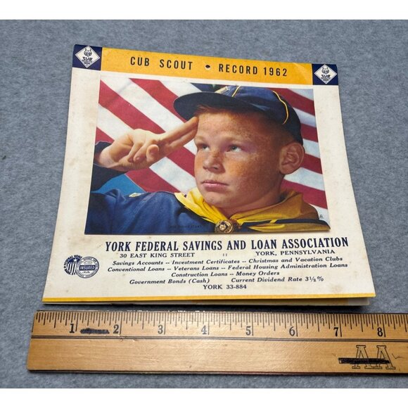 Vintage 1962 Boy Cub Scout Calendar 7.5"x7" - Picture 9 of 11